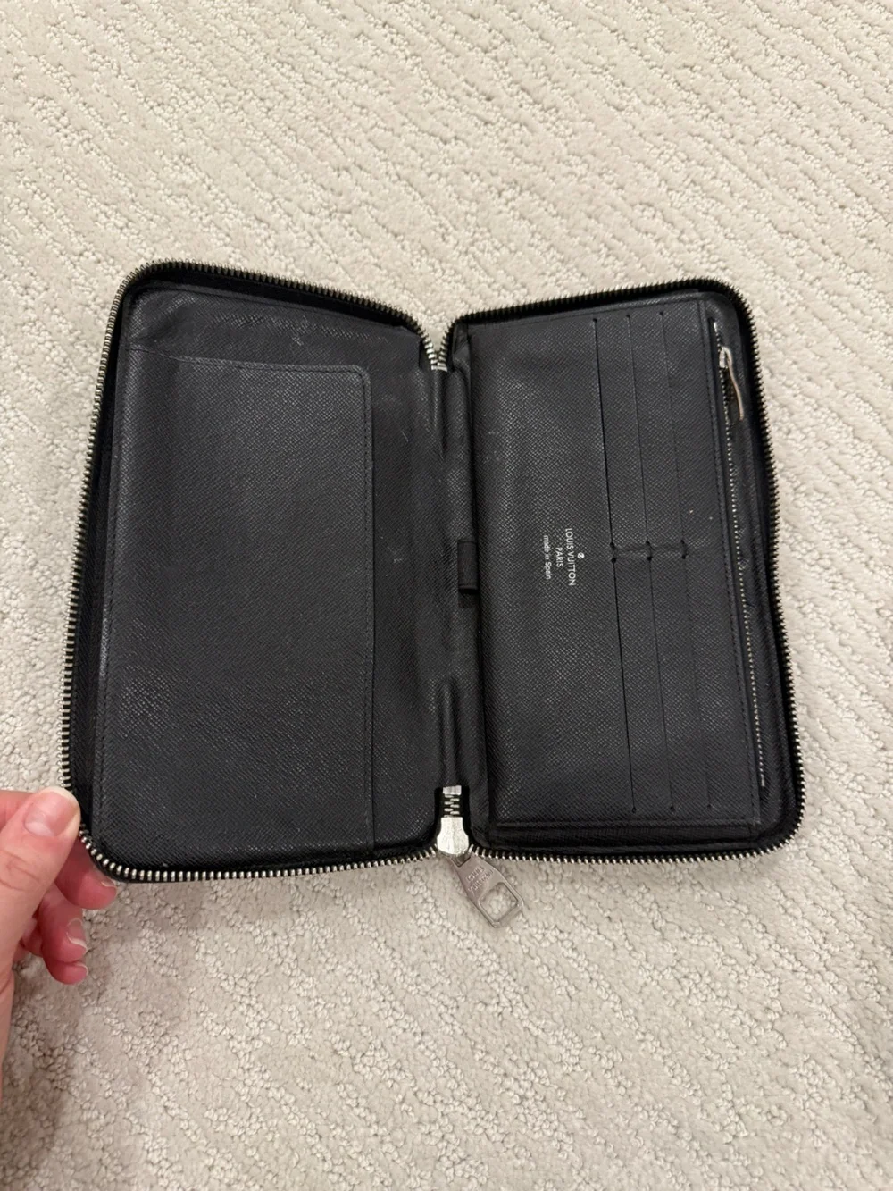 Louis Vuitton x Christopher Nemeth limited edition damier print zippy organizer